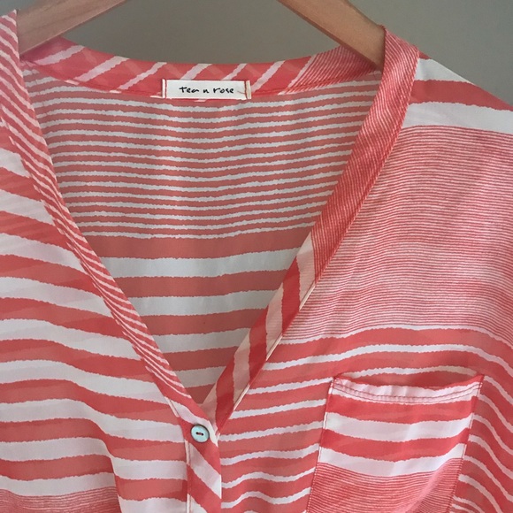 Tea n Rose striped top - Picture 2 of 4